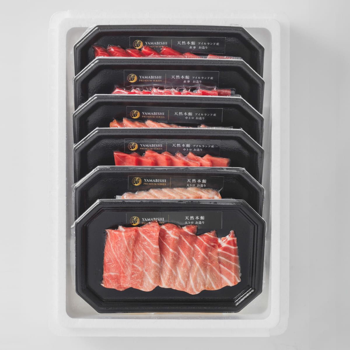 アイルランド沖の天然本まぐろお造り　スキンパックで美しく包装