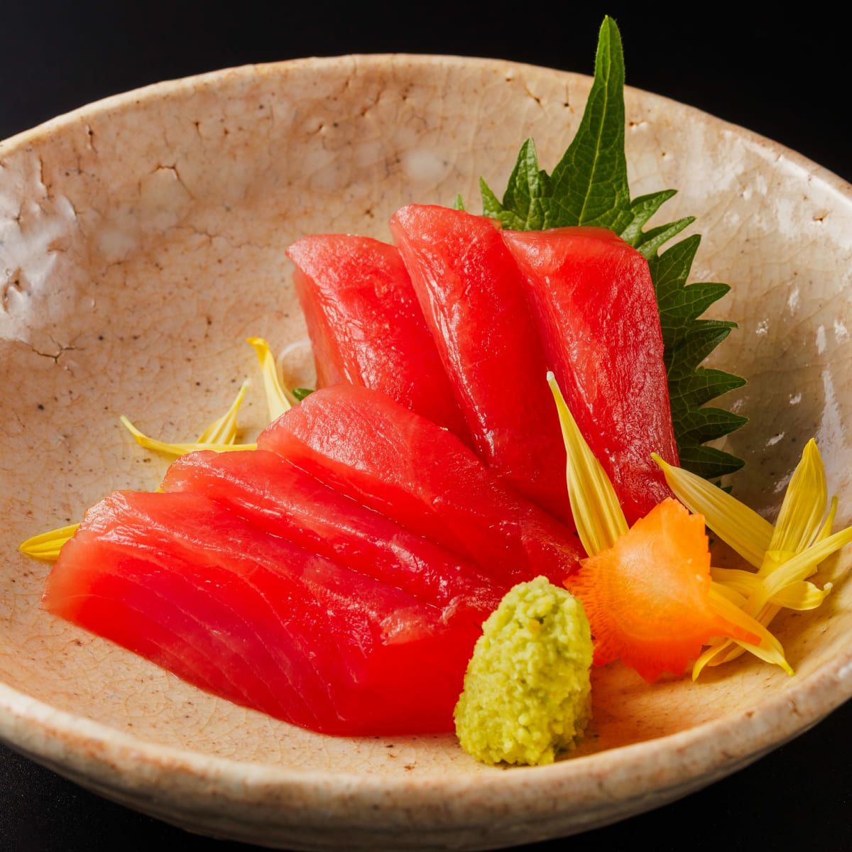 天然きはだまぐろお造り