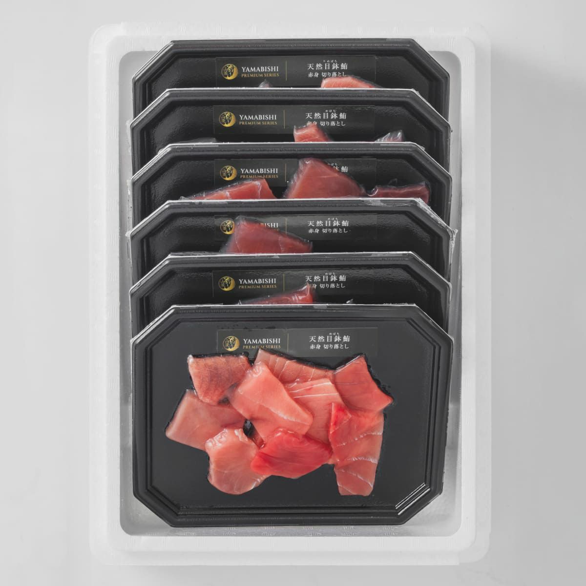 天然めばちまぐろ切り落としをスキンパックで美しく包装