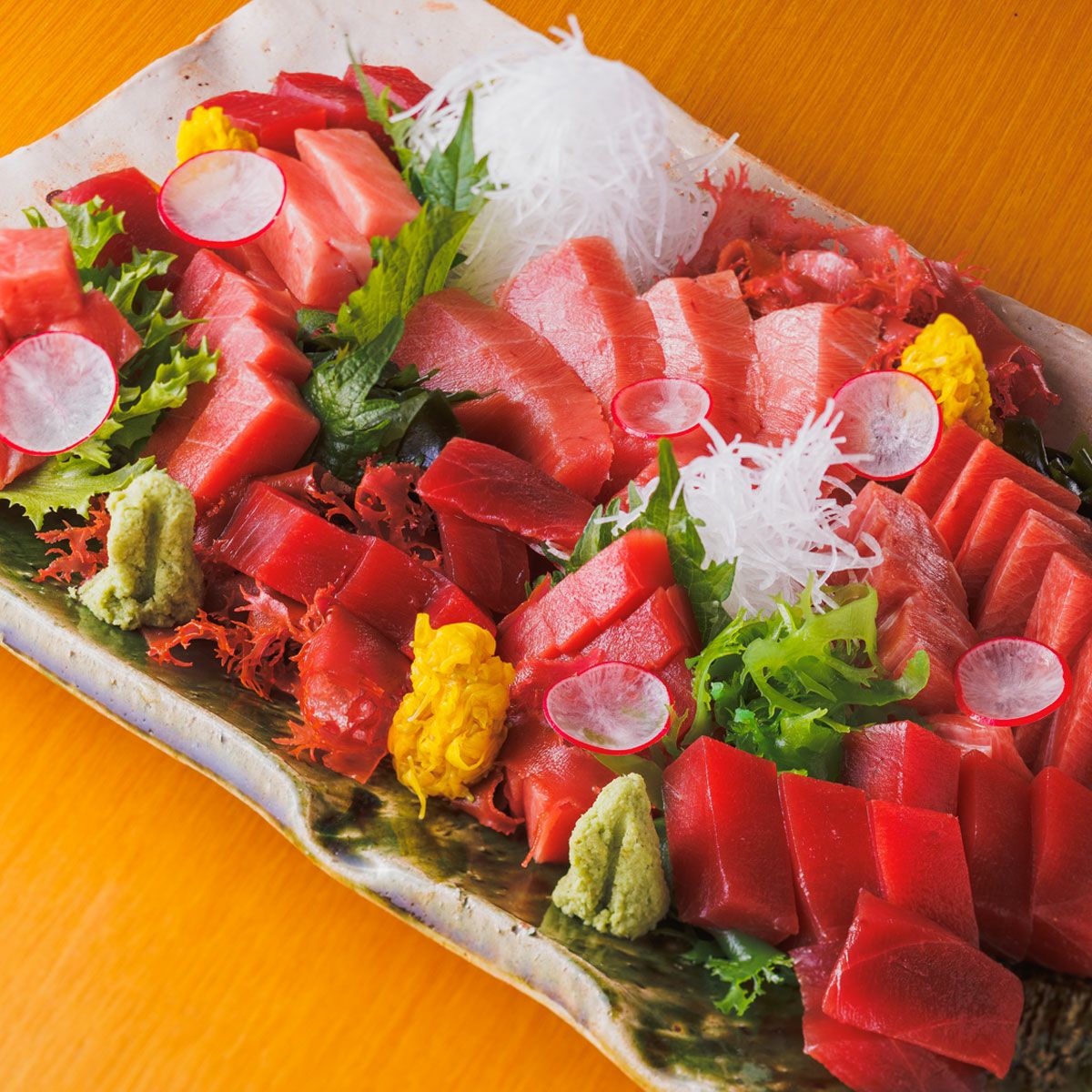 アイルランド沖の天然本まぐろの盛り合わせ